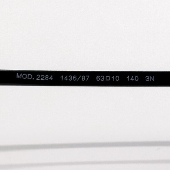 NEW VE2284 1436/87 VERSACE UNISEX BLACK VE2284 143687 - Picture 7 of 9